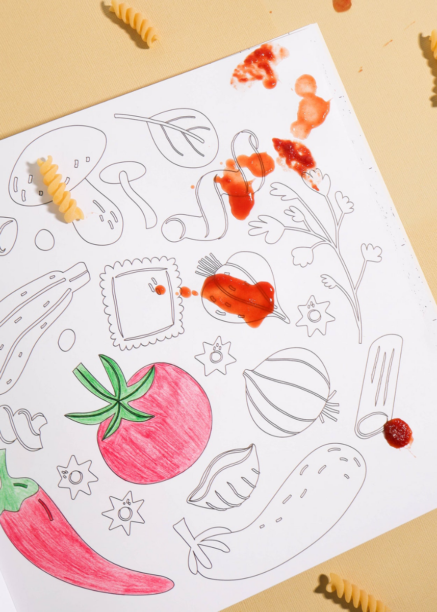 PASTA LOVERS - COLOURING BOOK