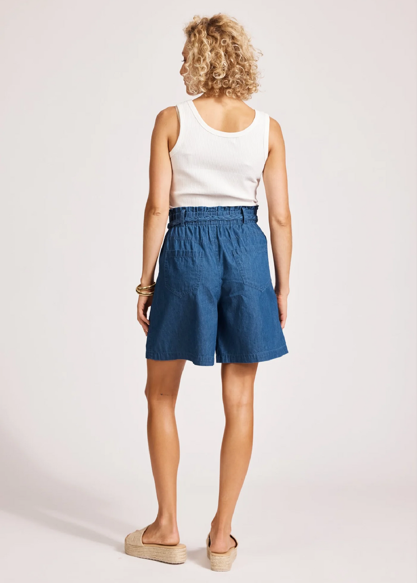MELENIA DENIM SHORTS