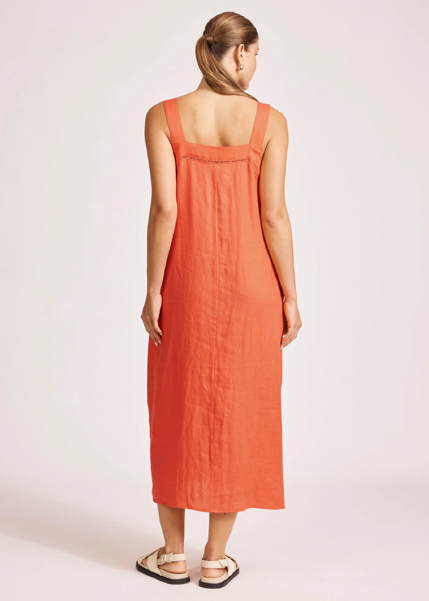 MIRAMAR TANK MAXI DRESS - CORAL