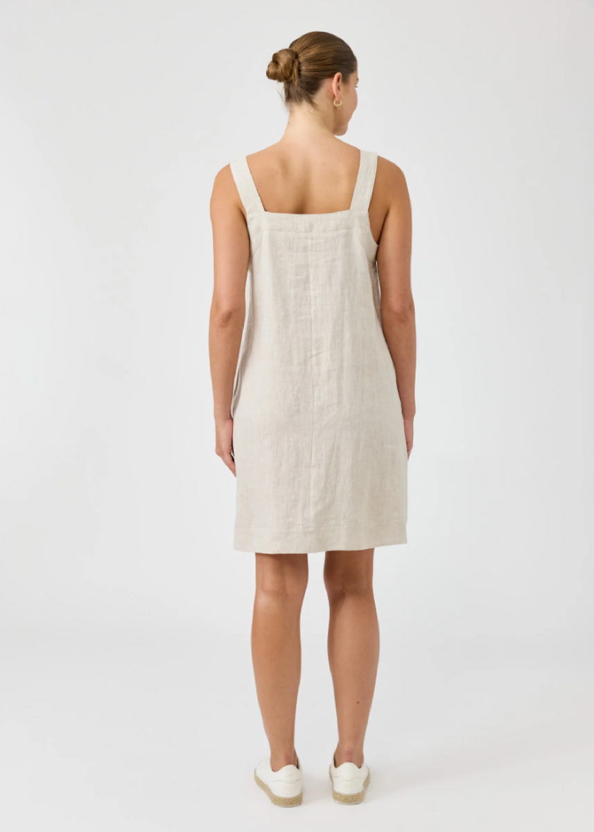 STUDIO SHORT TANK DRESS - DUNE