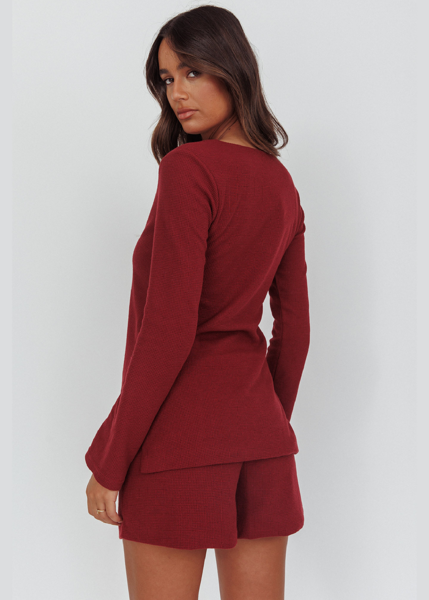TULLIA SET - BURGUNDY