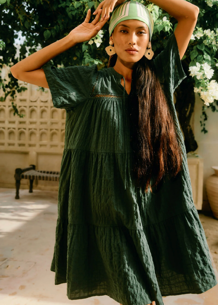 ESTHER MINI DRESS - MYRTLE