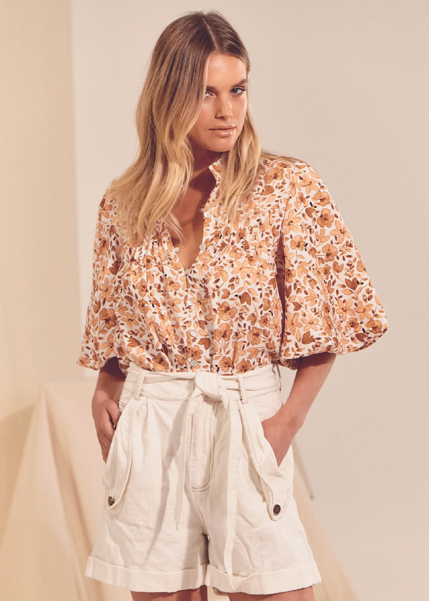 BIRDIE BLOUSE - BILLIE PRINT