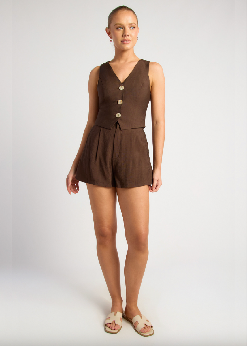 DIANE SHORTS - ESPRESSO