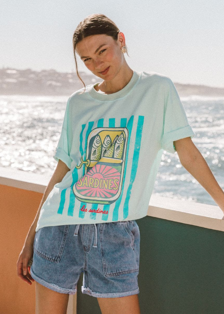 SARDINES BLUE TEE
