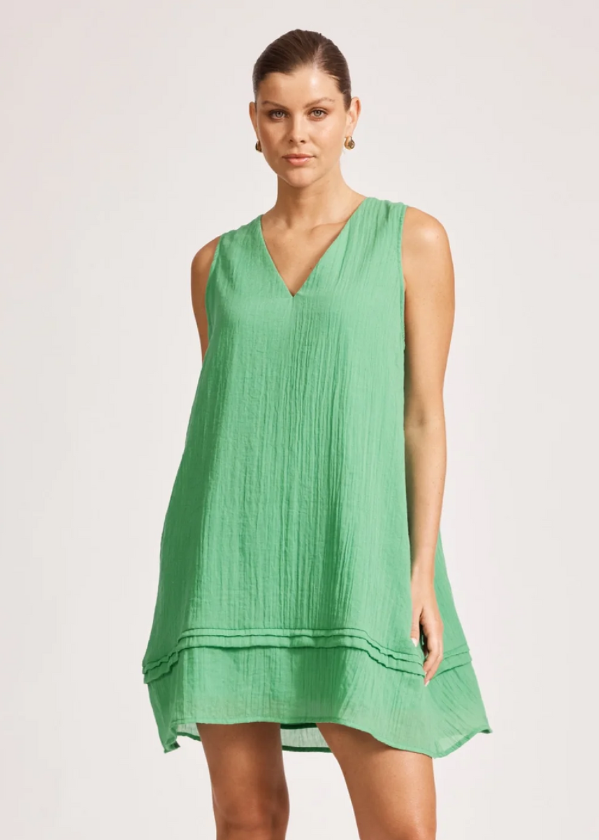 ORSULA TANK DRESS - JADE