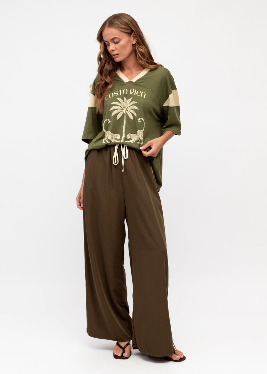 COSTA RICA DREAMS TEE - KHAKI