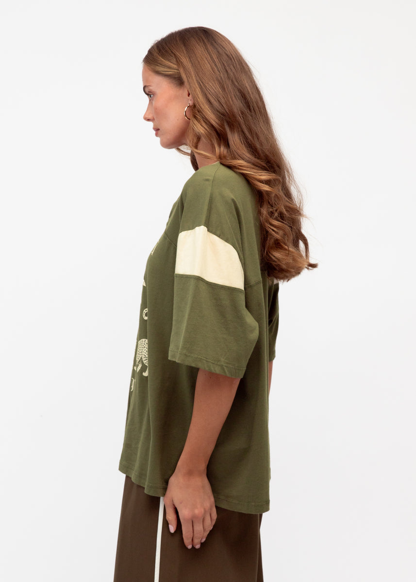 COSTA RICA DREAMS TEE - KHAKI