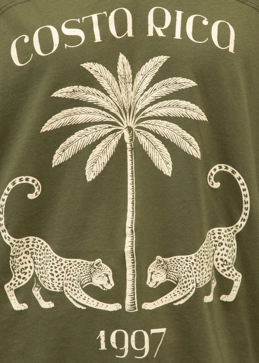 COSTA RICA DREAMS TEE - KHAKI