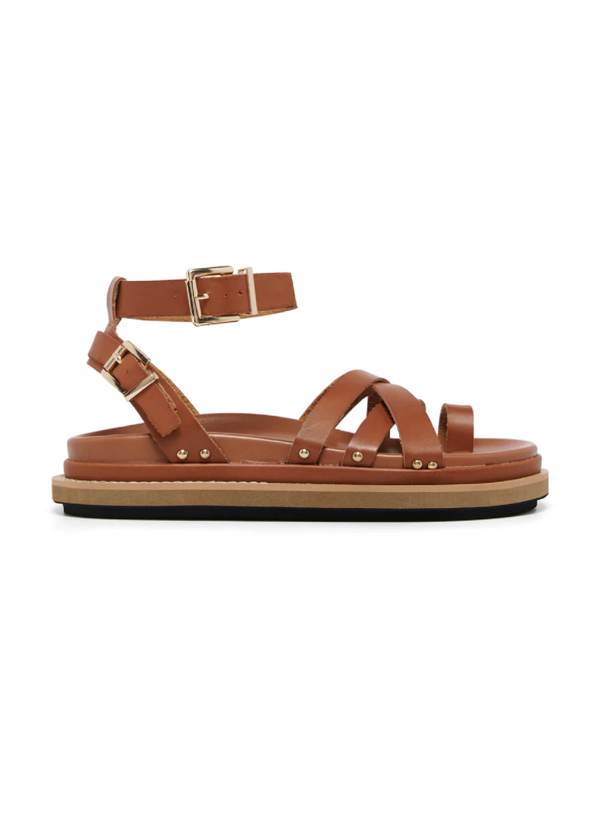 COCO SANDLE TAN by Therapy Shoes