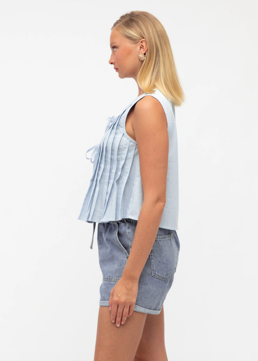 ALLISON TOP - BLUE