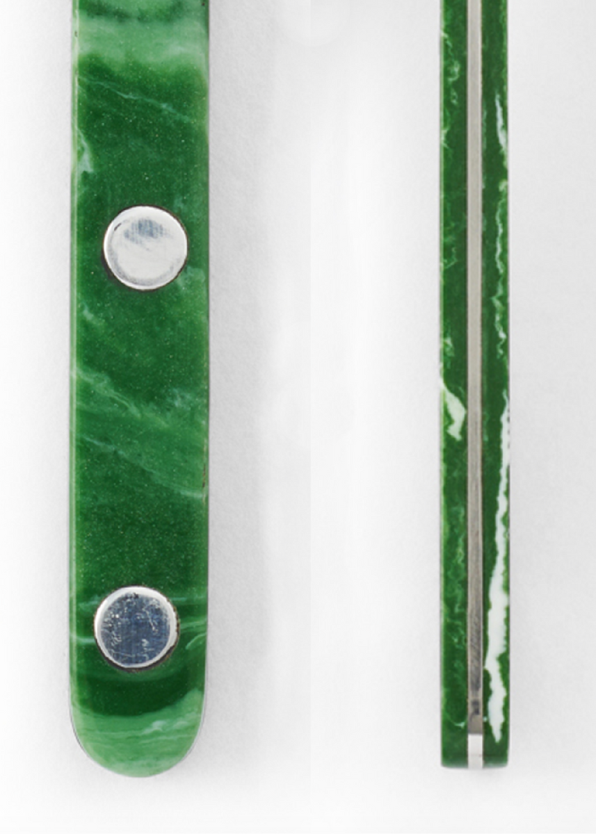 CHEESE KNIVES SET OF 3- EMERALD