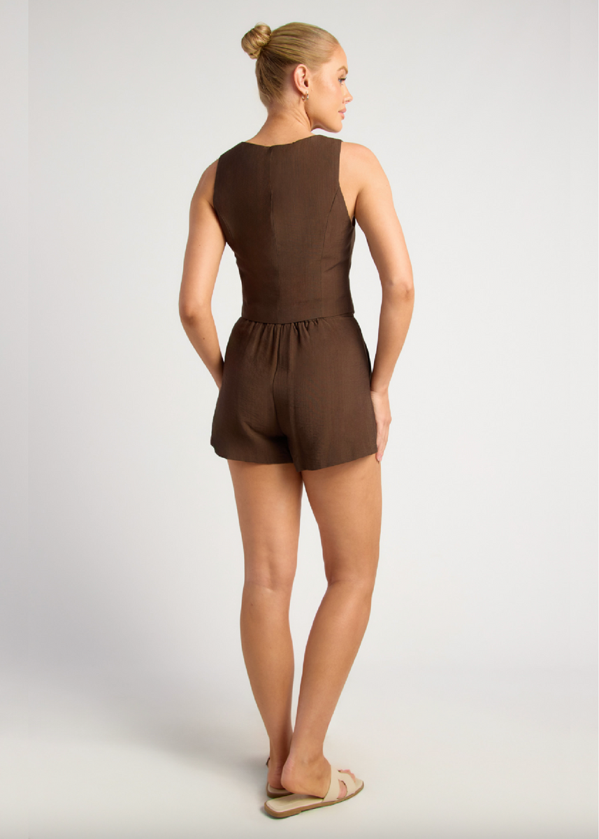 DIANE SHORTS - ESPRESSO