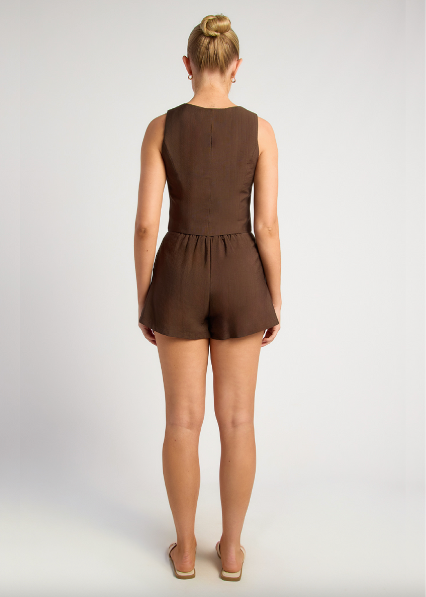 DIANE SHORTS - ESPRESSO