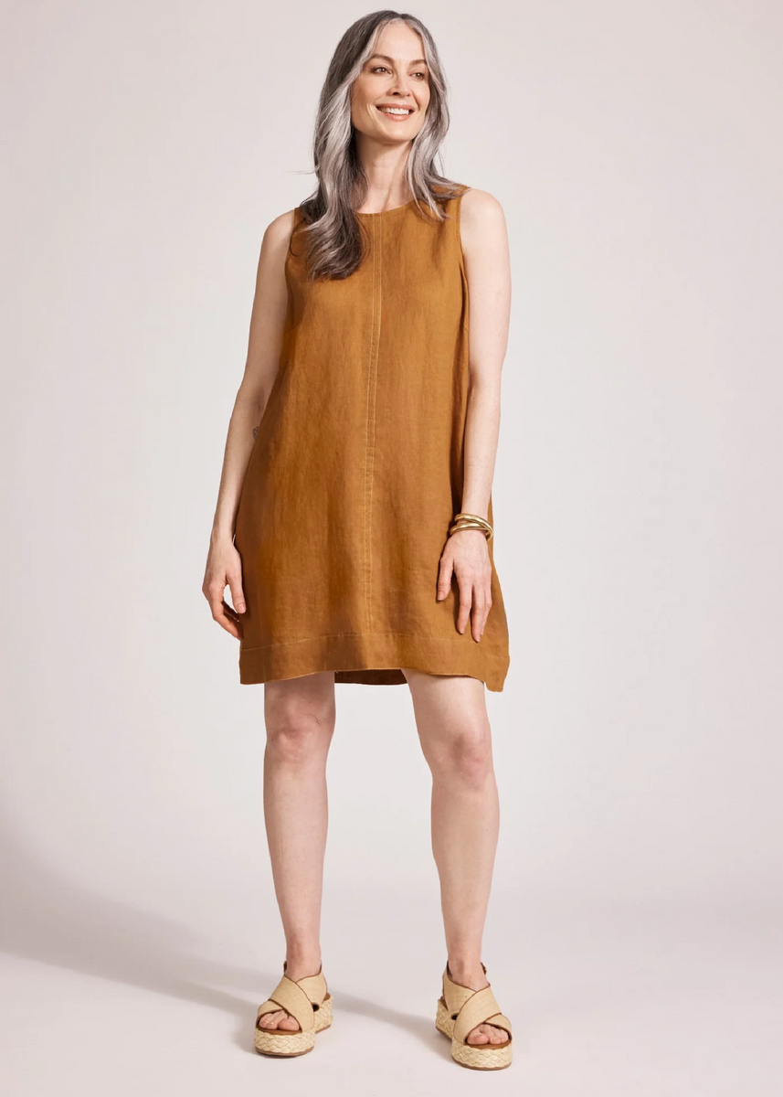 MIRAMAR TANK DRESS - CARAMEL