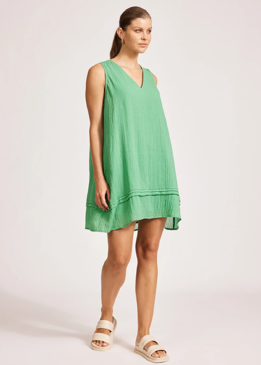 ORSULA TANK DRESS - JADE