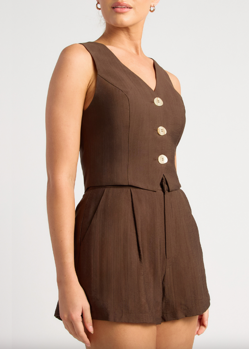 DIANE SHORTS - ESPRESSO