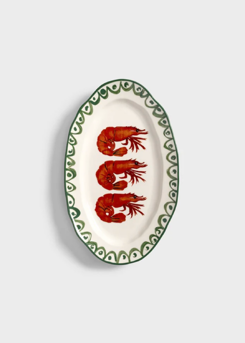 SHRIMP SERVING PLATE