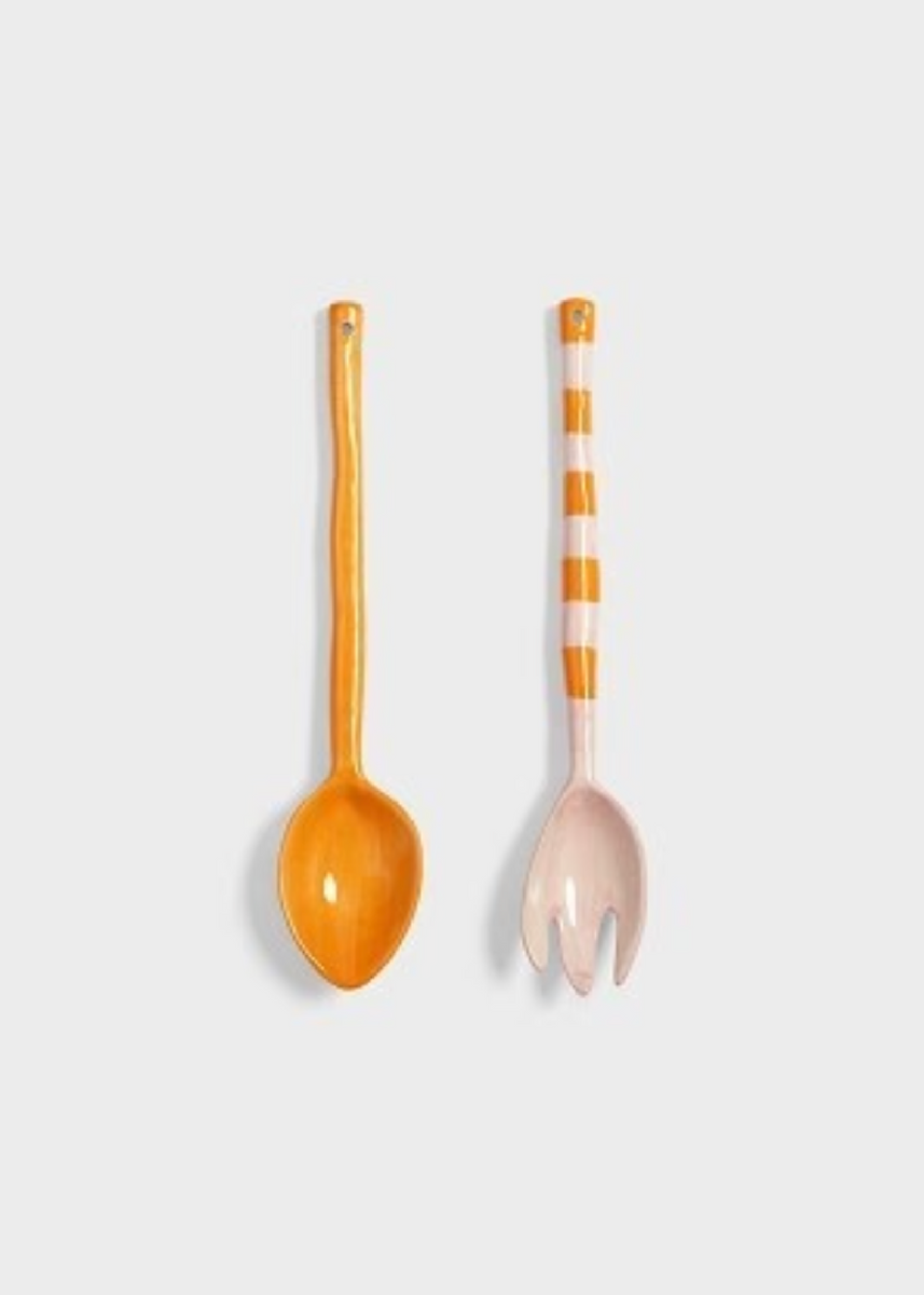 SALAD SERVER - BOAVISTA STRIPE
