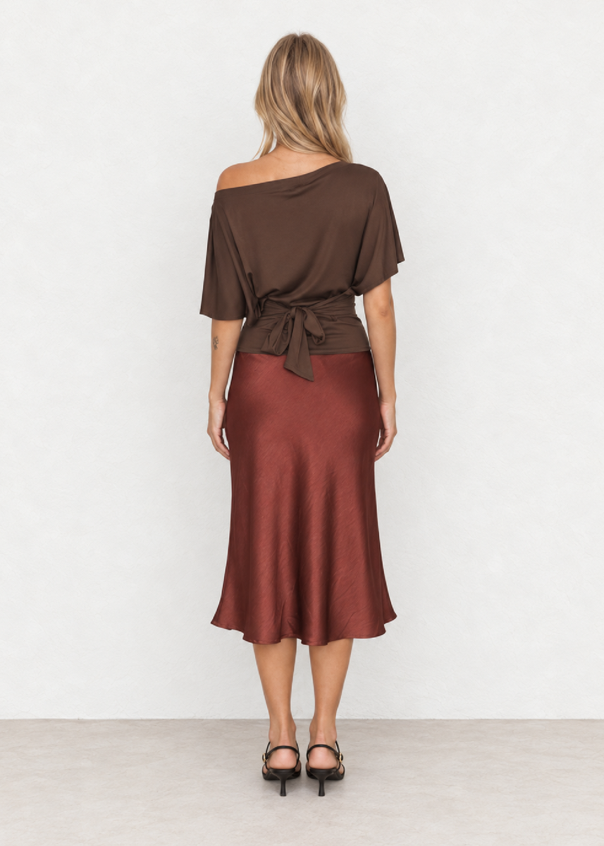 LEVI TOP - CHOCOLATE