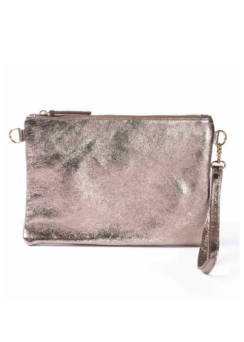 CROSS BODY / CLUTCH BAG -  CHAMPAGNE