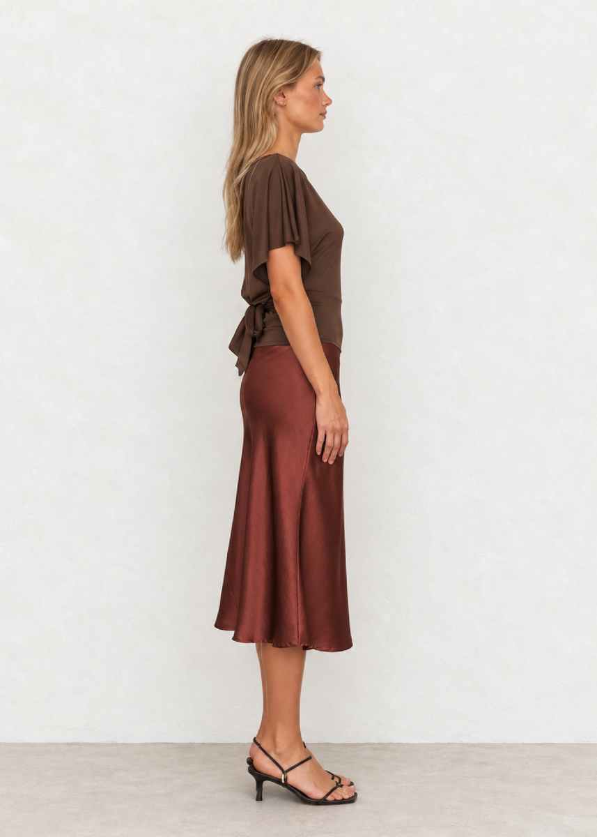 LEVI TOP - CHOCOLATE
