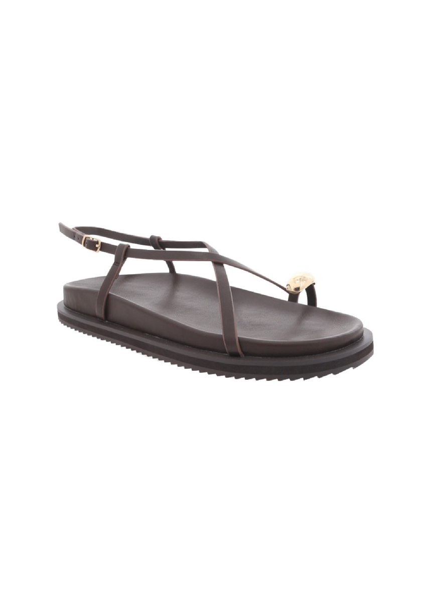 TAWNY SANDALS - CHOCOLATE