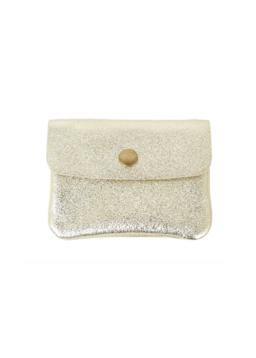COIN PURSE -  METALLIC GOLD