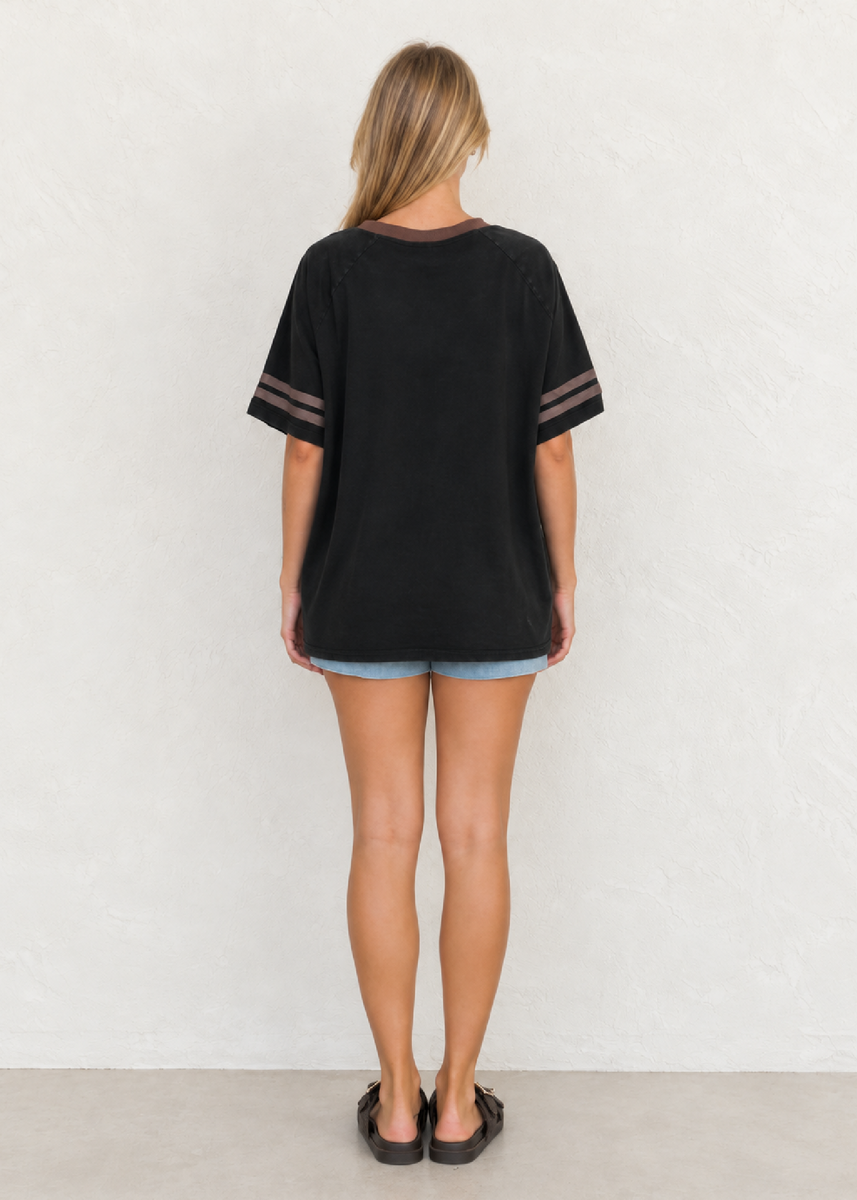 FOR THE LOVE OF VINO TEE - BLACK