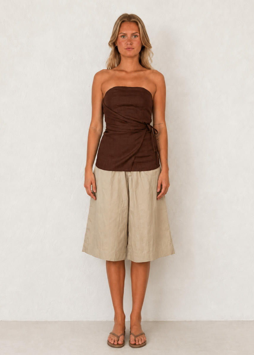 RENATA TOP - CHOCOLATE