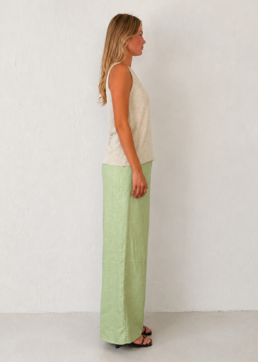 SCOOP SPRING TANK - NATURAL