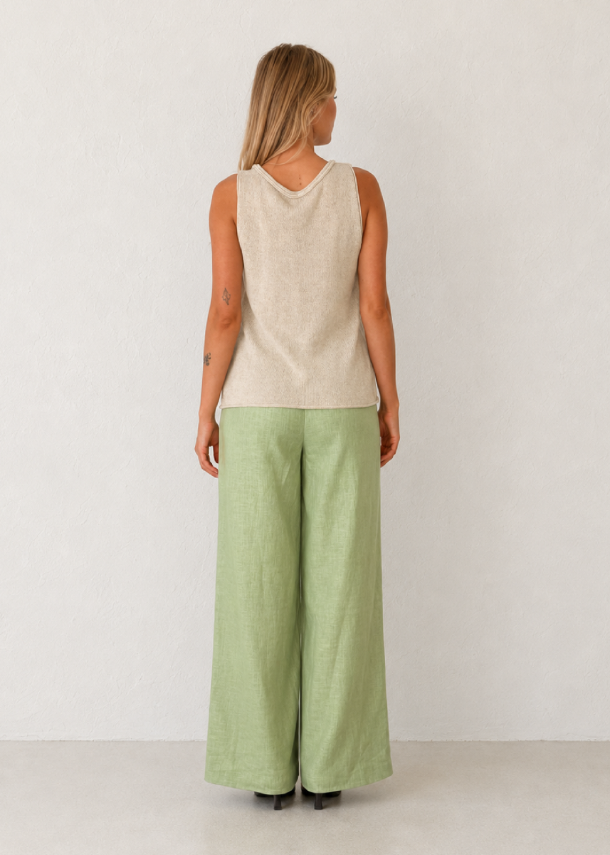 SCOOP SPRING TANK - NATURAL