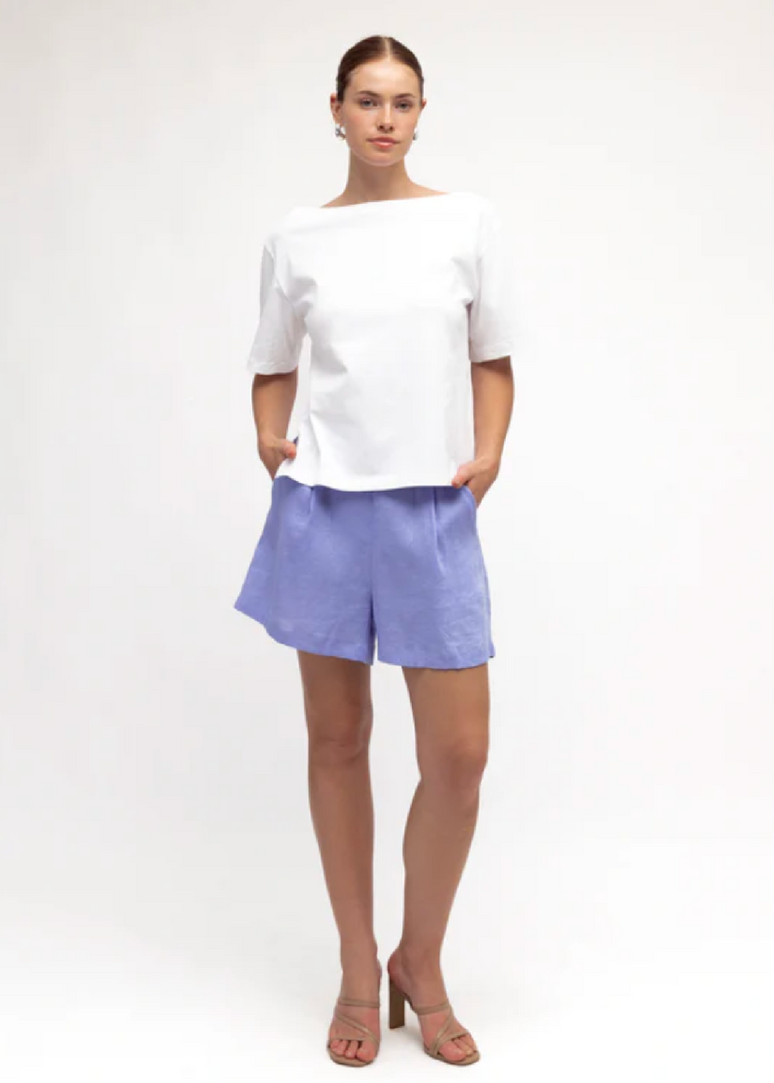 KEENAN SHORT - PERIWINKLE