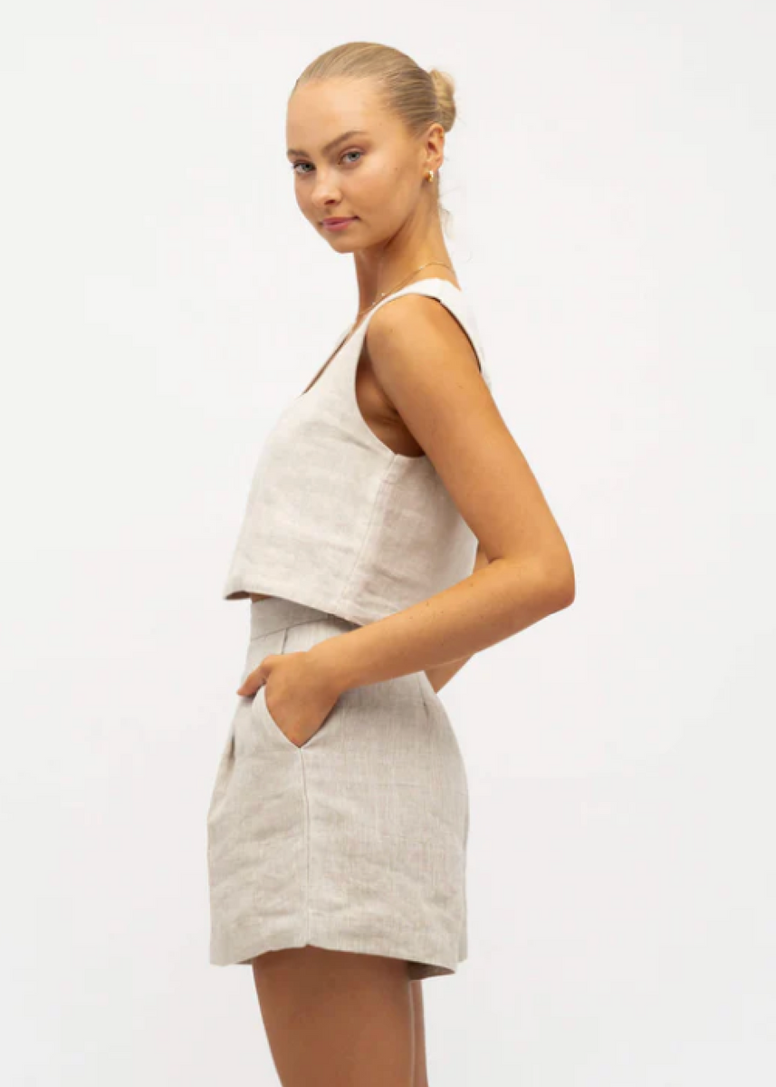 KEENAN SHORT - OATMEAL