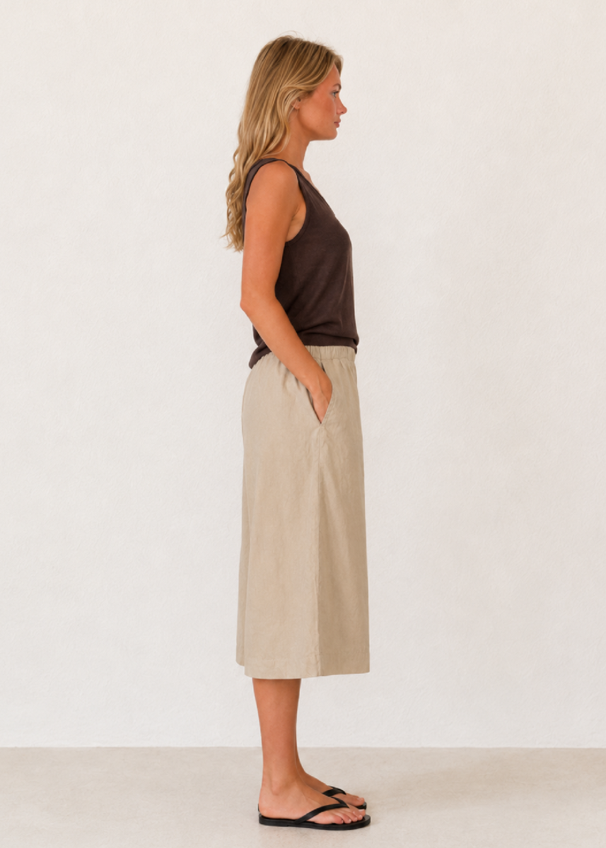 SCOOP SPRING TANK - CHOCOLATE