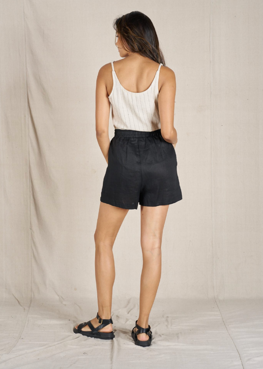 LUSSO SHORTS - BLACK