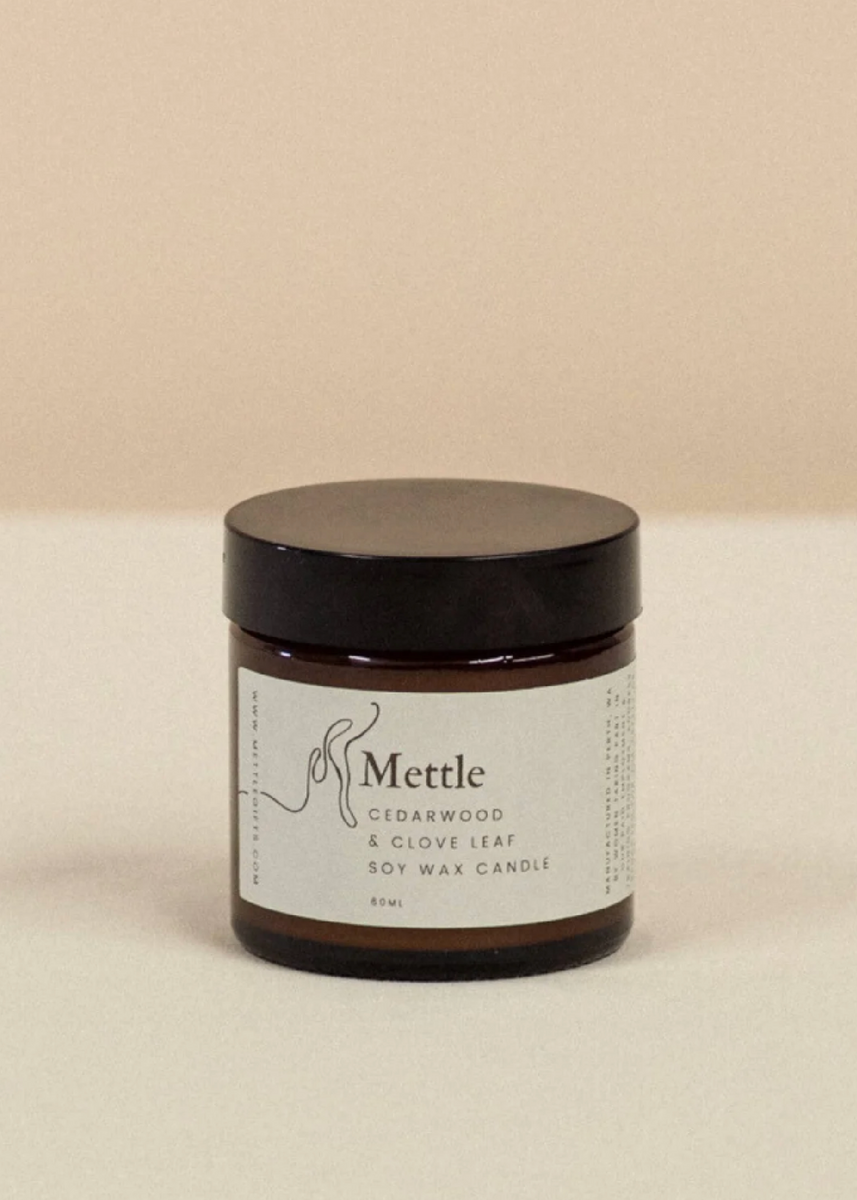 CEDARWOOD AND CLOVE LEAF SOY WAX CANDLE