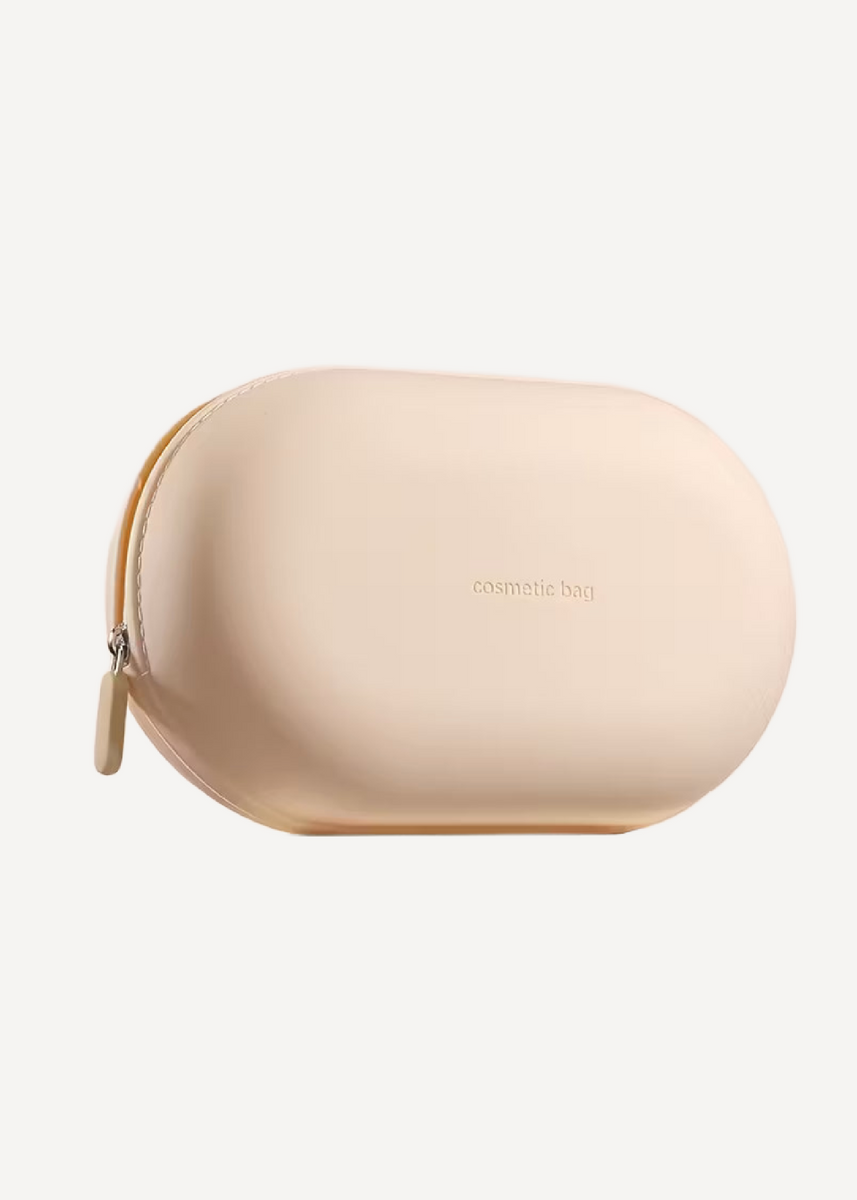 PORTABLE COSMETIC BAG - BEIGE