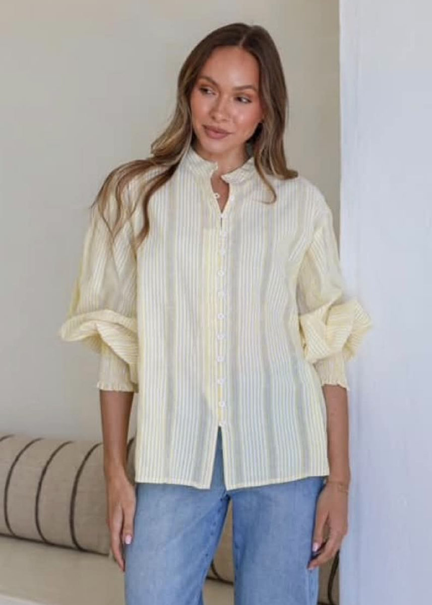 SUKI SHIRT - BUTTER YELLOW