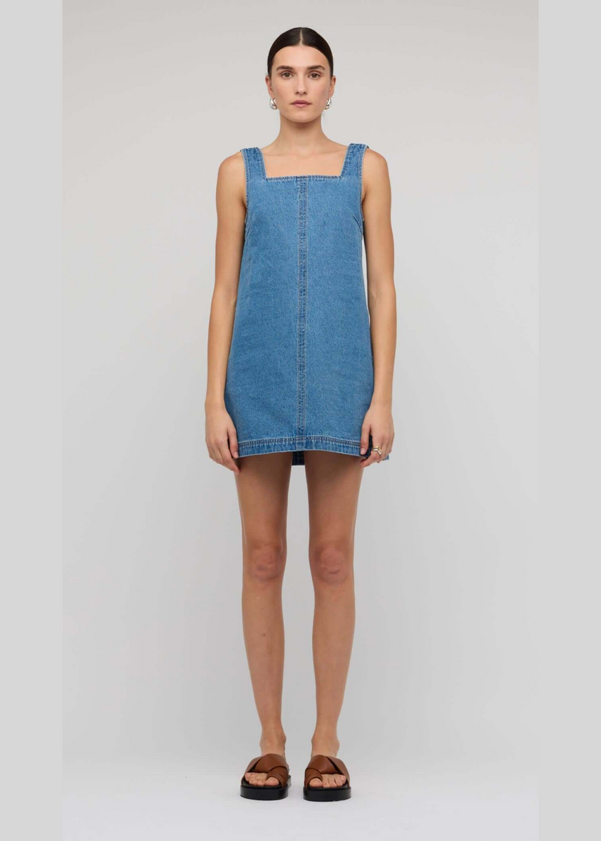 CASSIA DENIM MINI DRESS
