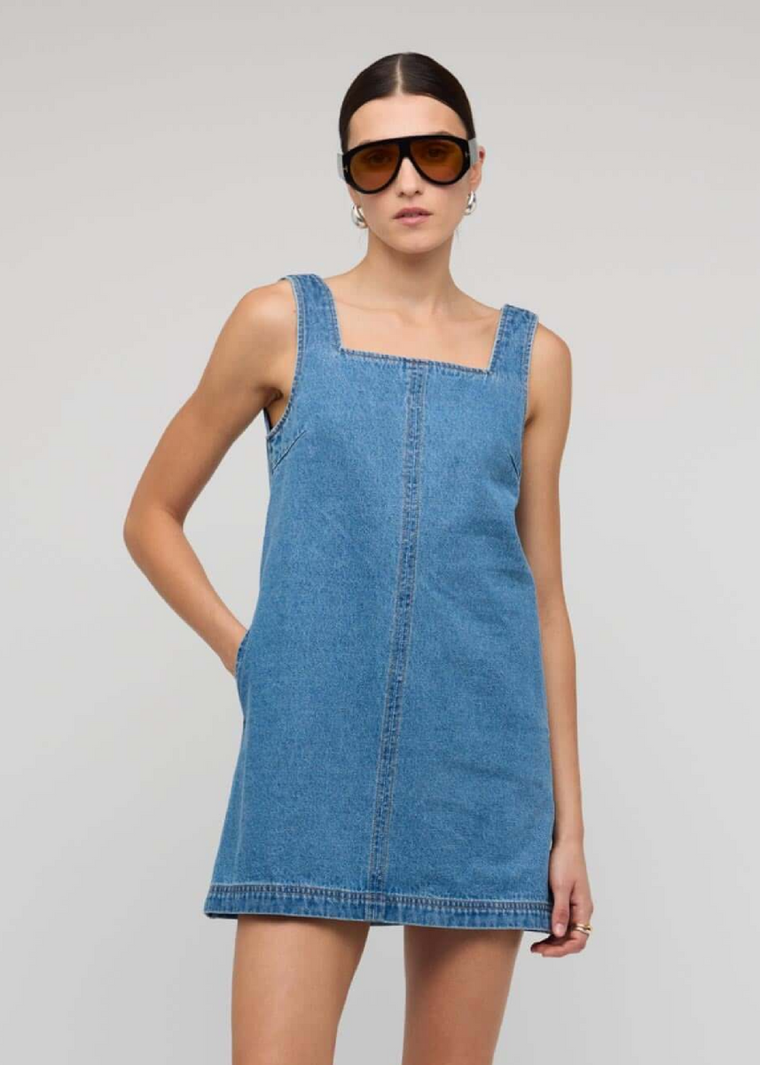 CASSIA DENIM MINI DRESS