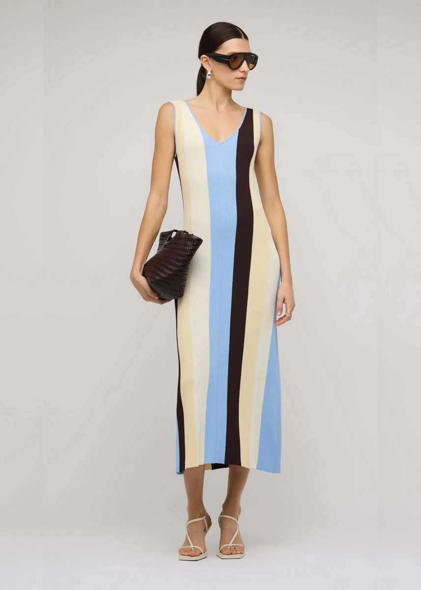 ATLAS STRIPE KNIT DRESS