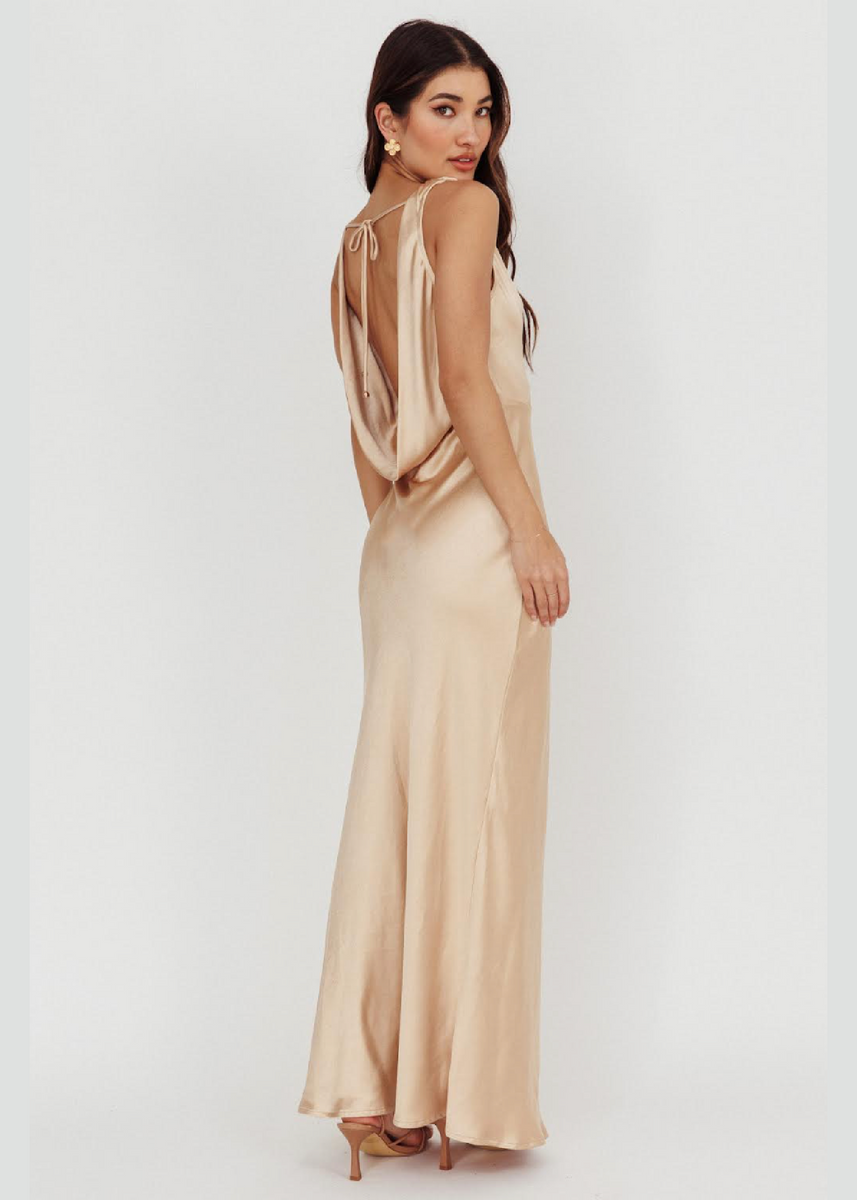 NATALIA DRESS - GOLD