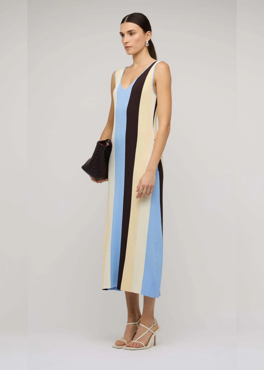 ATLAS STRIPE KNIT DRESS
