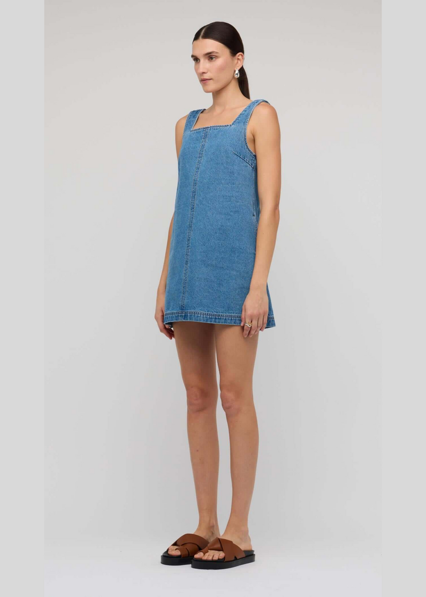 CASSIA DENIM MINI DRESS