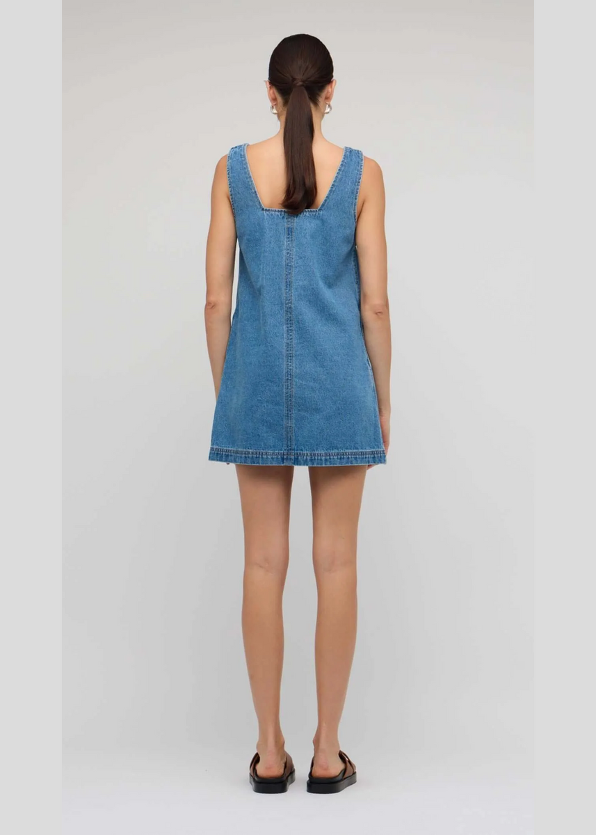 CASSIA DENIM MINI DRESS