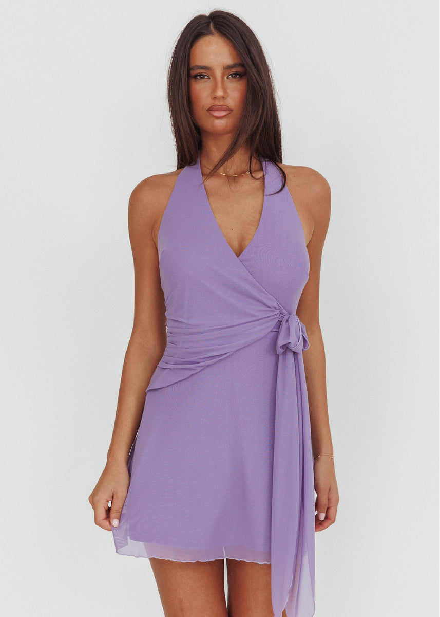 JULIANA DRESS - PURPLE