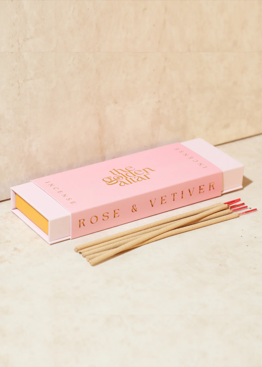 INCENSE STICKS - ROSE & VETIVER