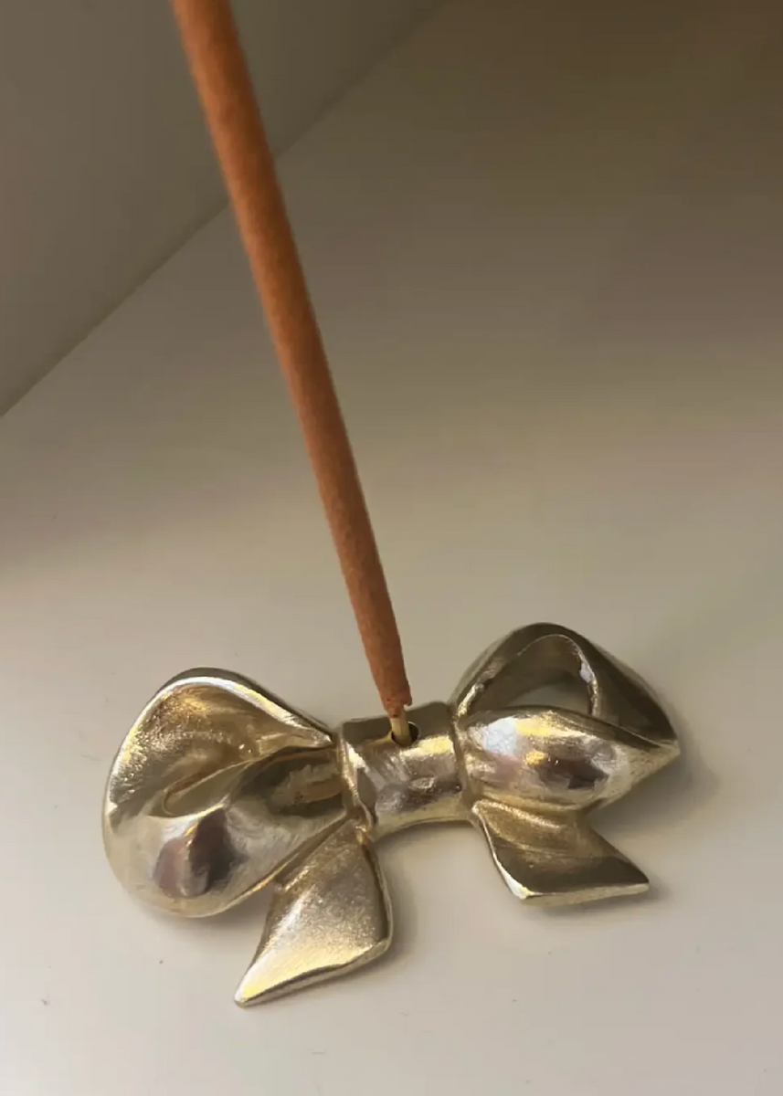 BRASS INCENSE HOLDER - BOW