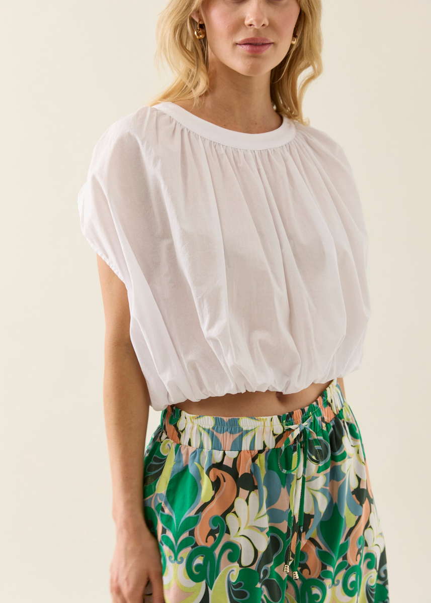 AURORA REVERSIBLE CROP TOP - LOTUS